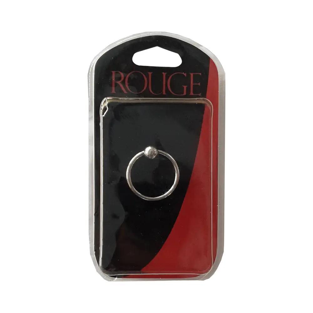 Rouge Stainless Steel Glans Ring with Pressure Point Ball by Rouge Garments