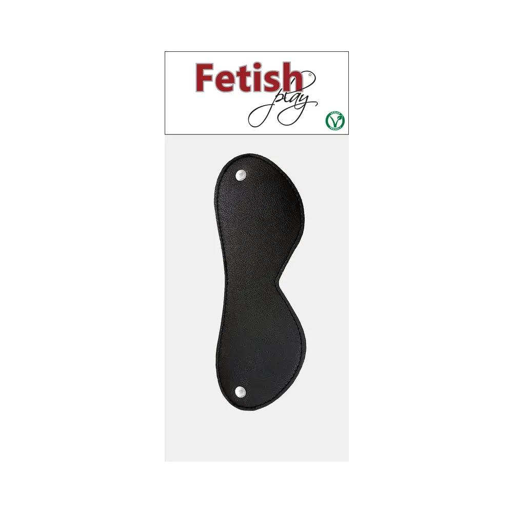 Rouge Fetish Play Vegan Blindfold Black by Rouge Garments