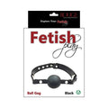 Rouge Fetish Play Vegan Ball Gag Black by Rouge Garments