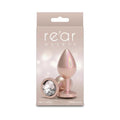 Rear Assets Plug Iridescent Champagne/Clear Medium by NS Novelties