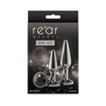 Rear Assets Tapered Trainer Plug Kit Gunmetal/Black by NS Novelties