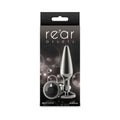 Rear Assets Tapered Plug Gunmetal/Black Medium by NS Novelties
