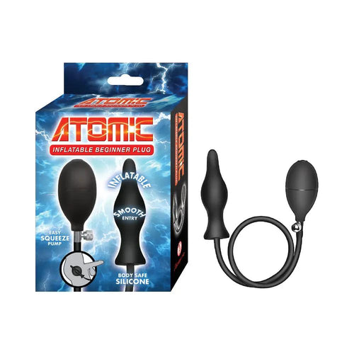 Atomic Inflatable Beginner Plug Black by Nasstoys