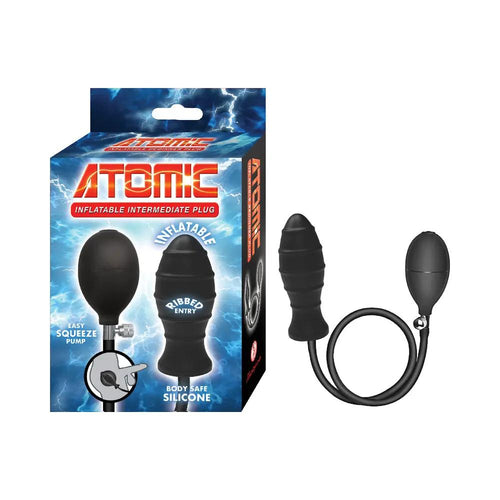 Atomic Inflatable Intermediate Plug Black by Nasstoys