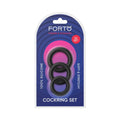 Forto F-39: Trio Cockring Set Black by Forto
