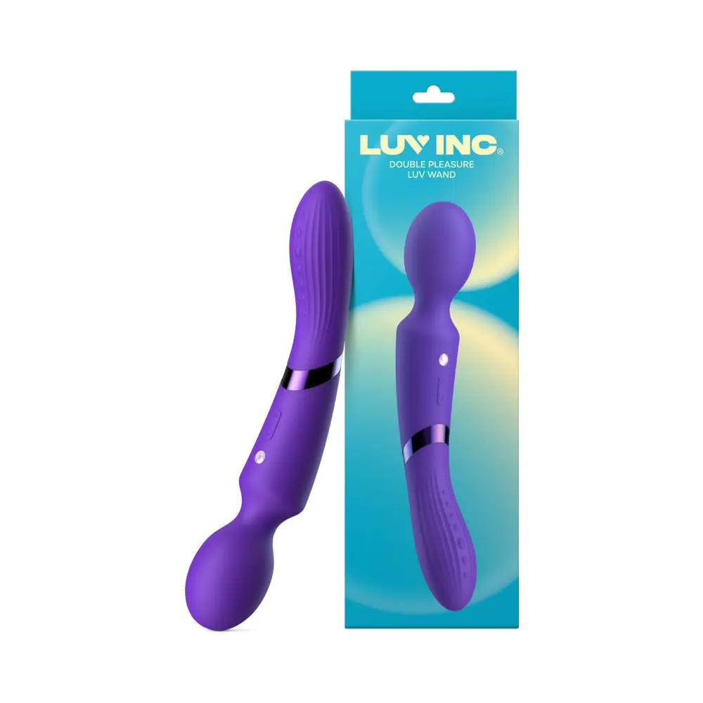 Luv Inc De39: Double-Ended Luv Wand Dark Purple by Luv Inc.
