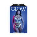Fantasy Lingerie Glow Supernatural Glow-in-the-Dark Zipper Top & Panty Queen Size by Fantasy Lingerie