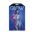 Fantasy Lingerie Glow Mind Control UV Reactive Paneled Underwire Bra & Panty L/XL by Fantasy Lingerie