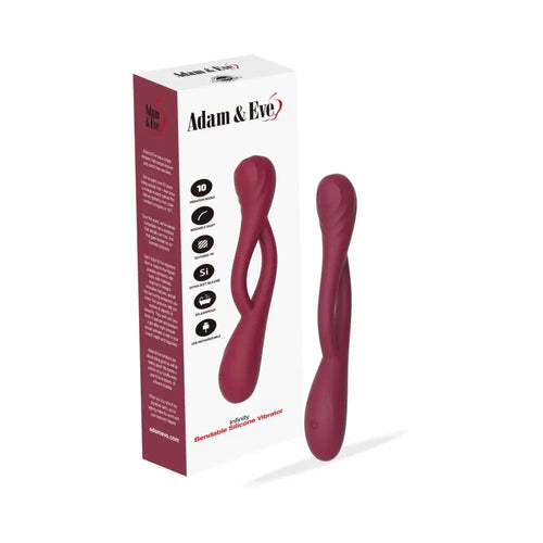 Adam & Eve Infinity Bendable Silicone Vibrator by Adam & Eve