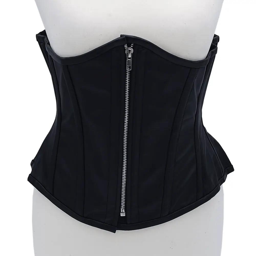 Rouge Leather Corset Black 3XL/4XL by Rouge Garments