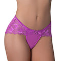 Magic Silk Butterfly Fantasies Boy Short Neon Purple L/XL by Magic Silk