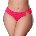 Magic Silk Get It Girl Flutter Thong Diva Pink Queen Size by Magic Silk