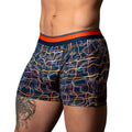 Male Power Soo Cumfy Boxer Brief Navy/Orange M by Male Power