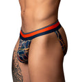 Male Power Soo Cumfy Jock Navy/Orange S/M by Male Power