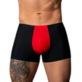 Male Power Hot Mesh Pouch Short Black/Red M by Male Power