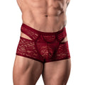 Male Power Lucifer Cutout Short Burgundy XL by Male Power