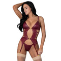 Lust Fetish Kira Burgundy S/M by Lust Fetish