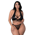 Lust Fetish Double Crossed Nadia Black Queen Size by Lust Fetish