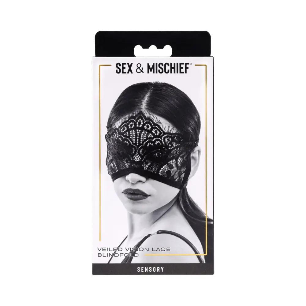 Sportsheets Sex & Mischief Veiled Vision Lace Blindfold by Sportsheets