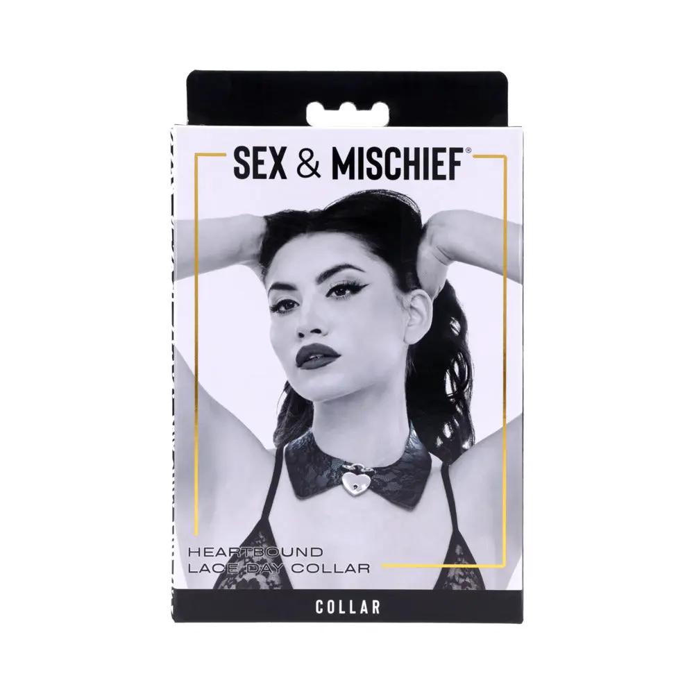 Sportsheets Sex & Mischief Heartbound Lace Day Collar by Sportsheets