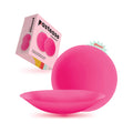 Pastease Halos Reusable Sticky Adhesive Silicone Nipple Cover Neon Pink Glow-in-the-Dark Large D+ Cup