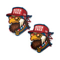 Pastease Patriotic Born Free Red White & Blue American Glory Eagle Nipple Covers