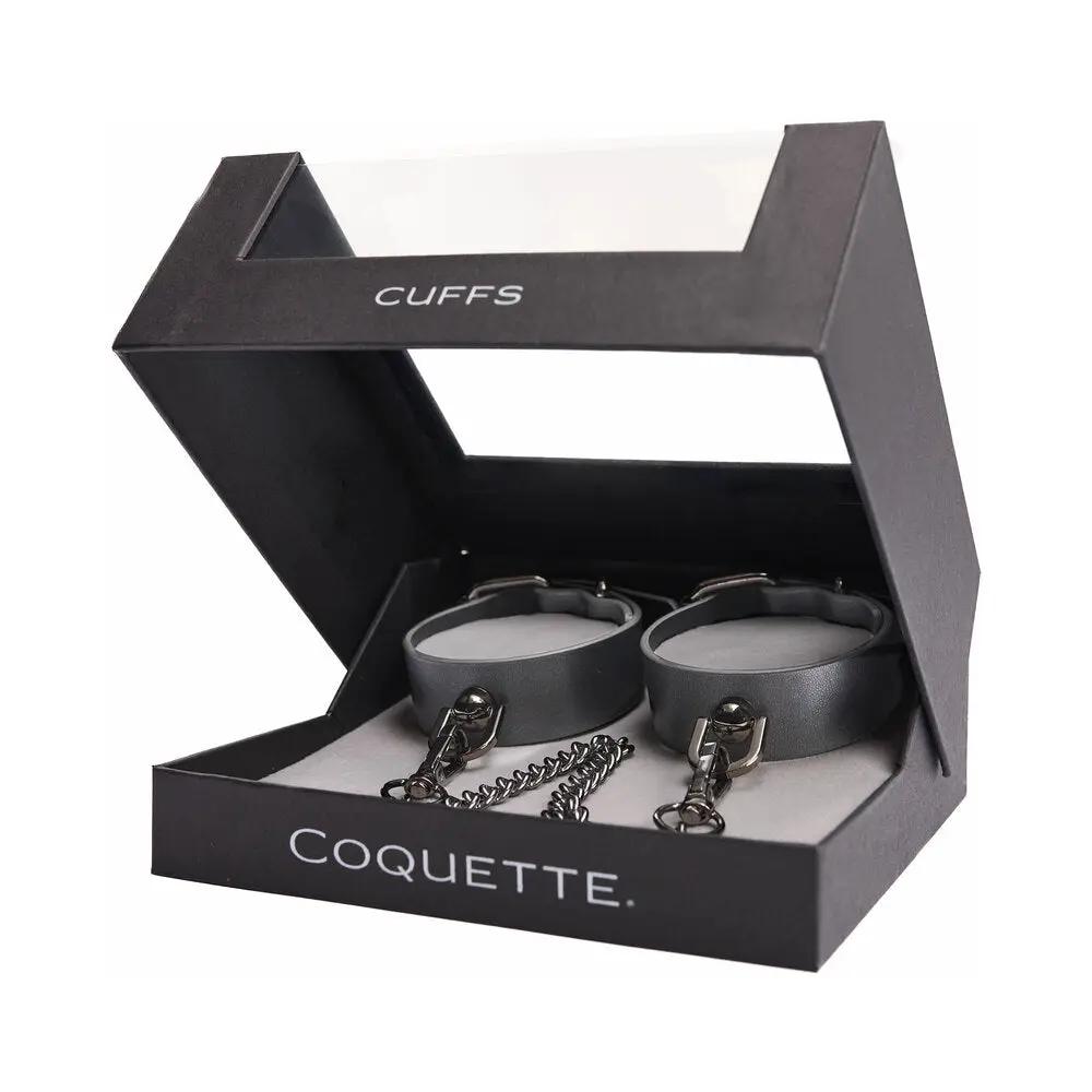 Coquette Pleasure Cuffs Grey by Coquette