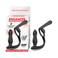 Enhancer Vibro Plug & Penis Sheath Black