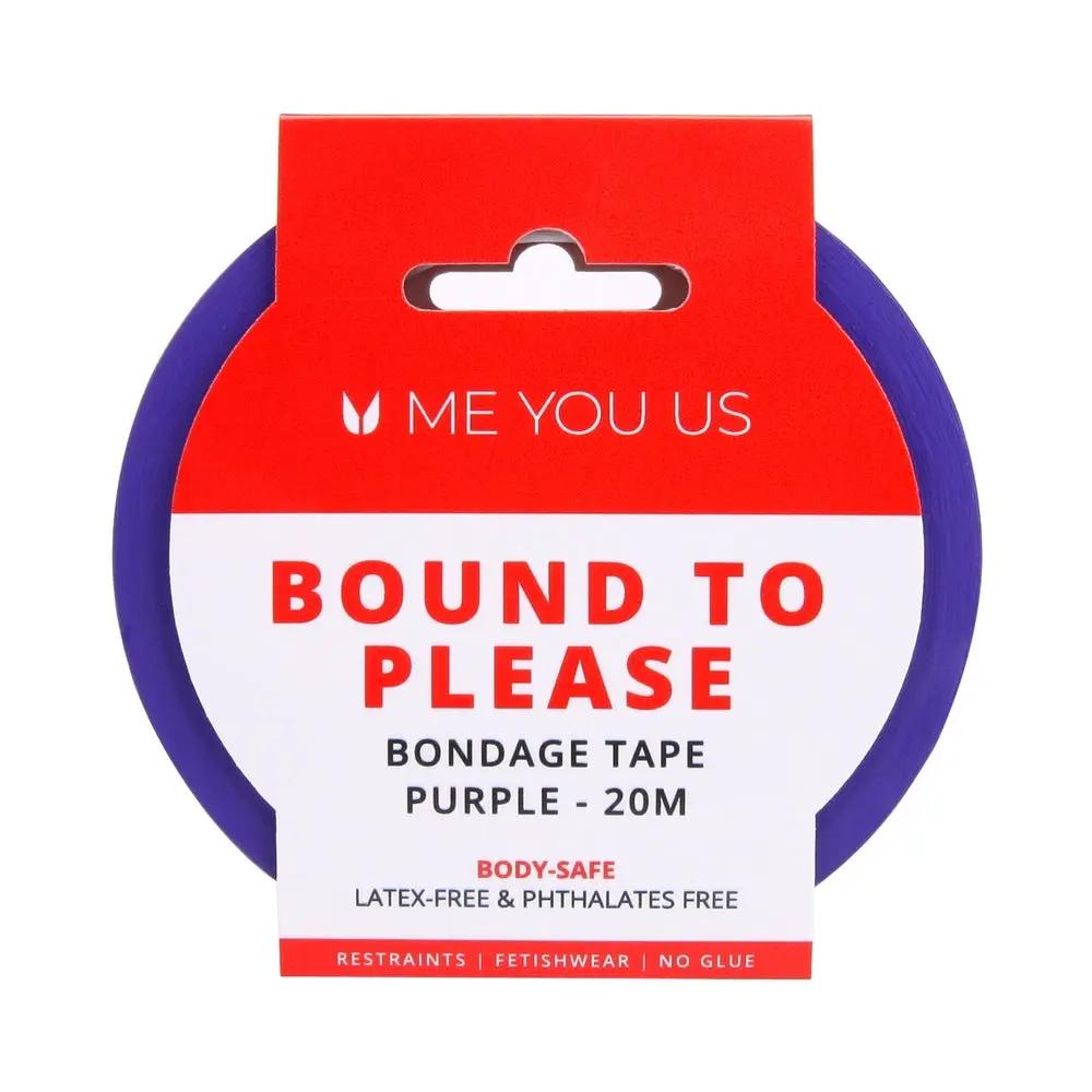 Me You Us Bound To Please Bondage Tape Restraints Purple 20m by Me You Us