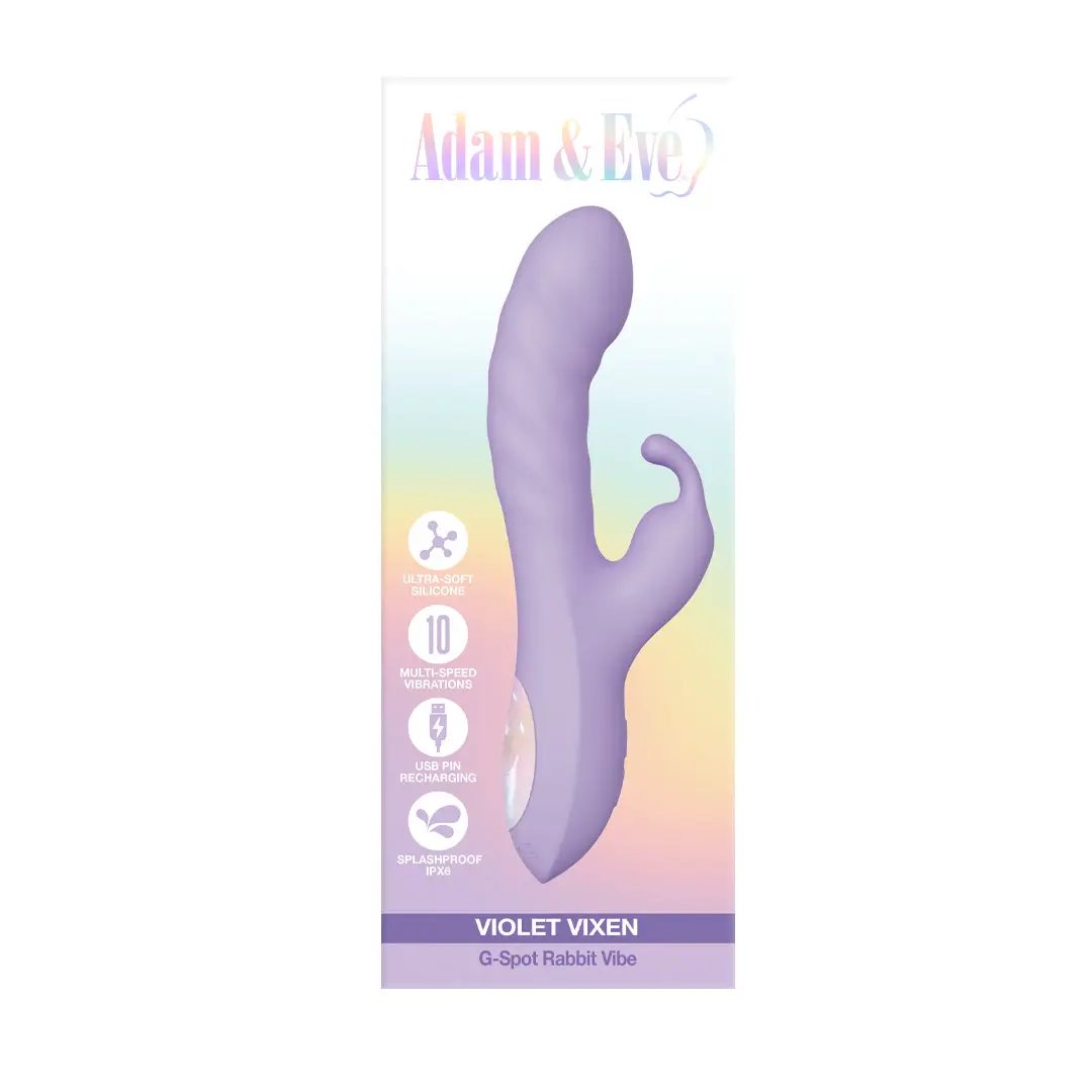 Adam & Eve Violet Vixen G-Spot Rabbit Vibe by Adam & Eve