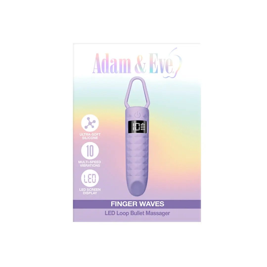 Adam & Eve Finger Waves LED Bullet Vibe by Adam & Eve