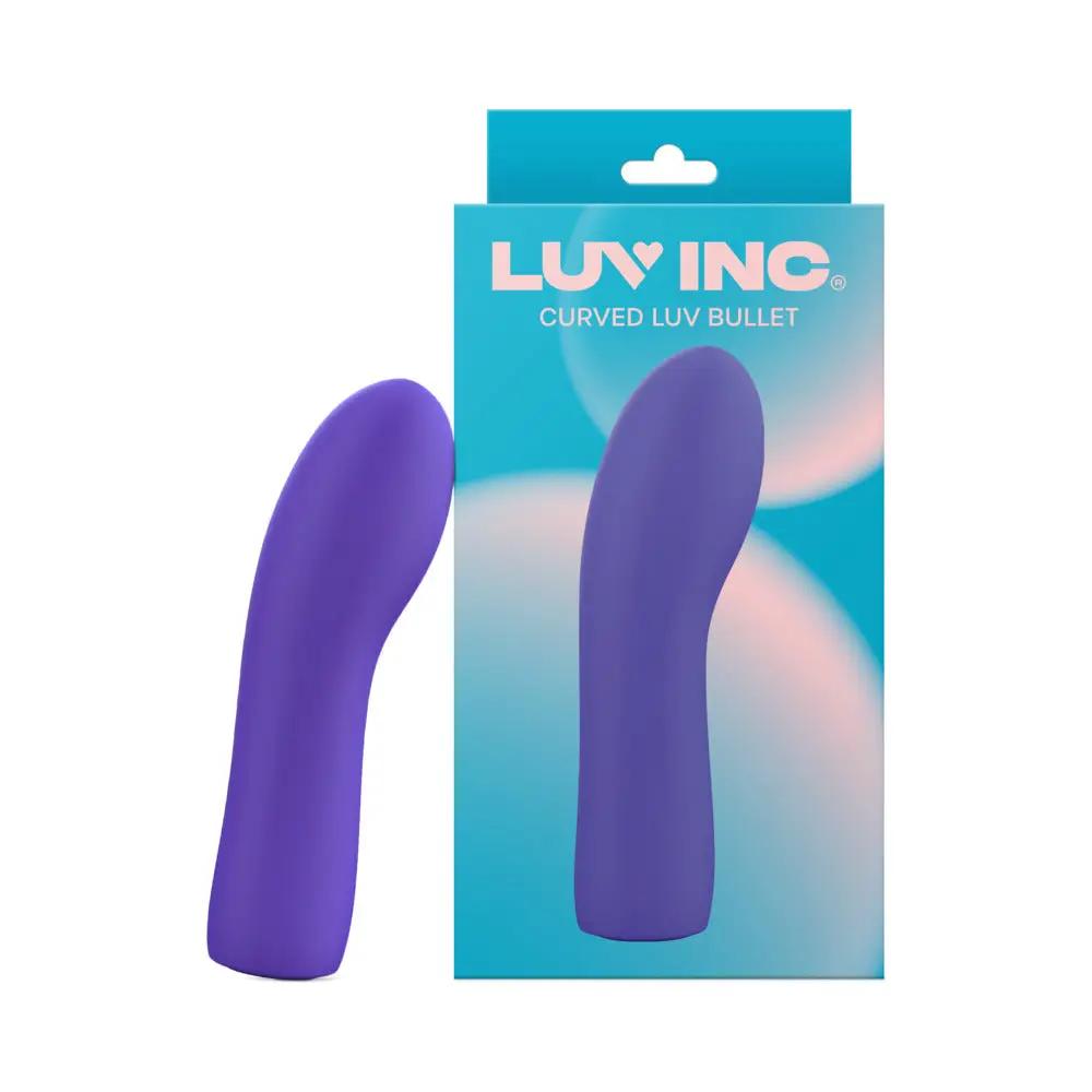 Luv Inc Cb42: Curved Luv Bullet Purple by Luv Inc.