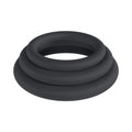 LEVELZ Classic Silicone Cock Ring Set of 3 (XS/S/M) Black by Shots
