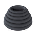LEVELZ Classic Silicone Cock Ring Set of 6 All Sizes Black by Shots