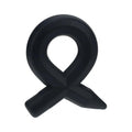 LEVELZ Pencil Liquid Silicone Cock Ring Black by Shots