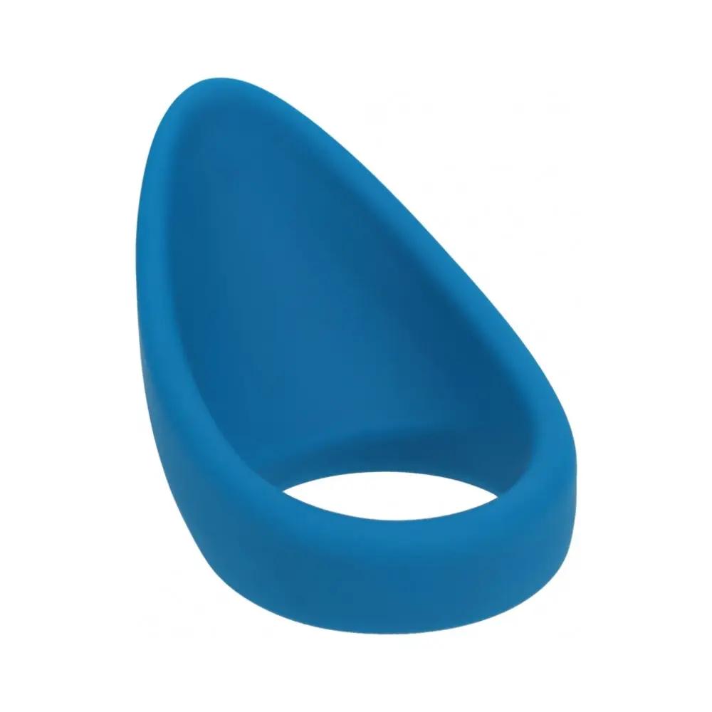 LEVELZ Teardrop Silicone Cock Ring Teal by Shots