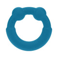 LEVELZ Metal & Silicone Cock Ring Teal by Shots