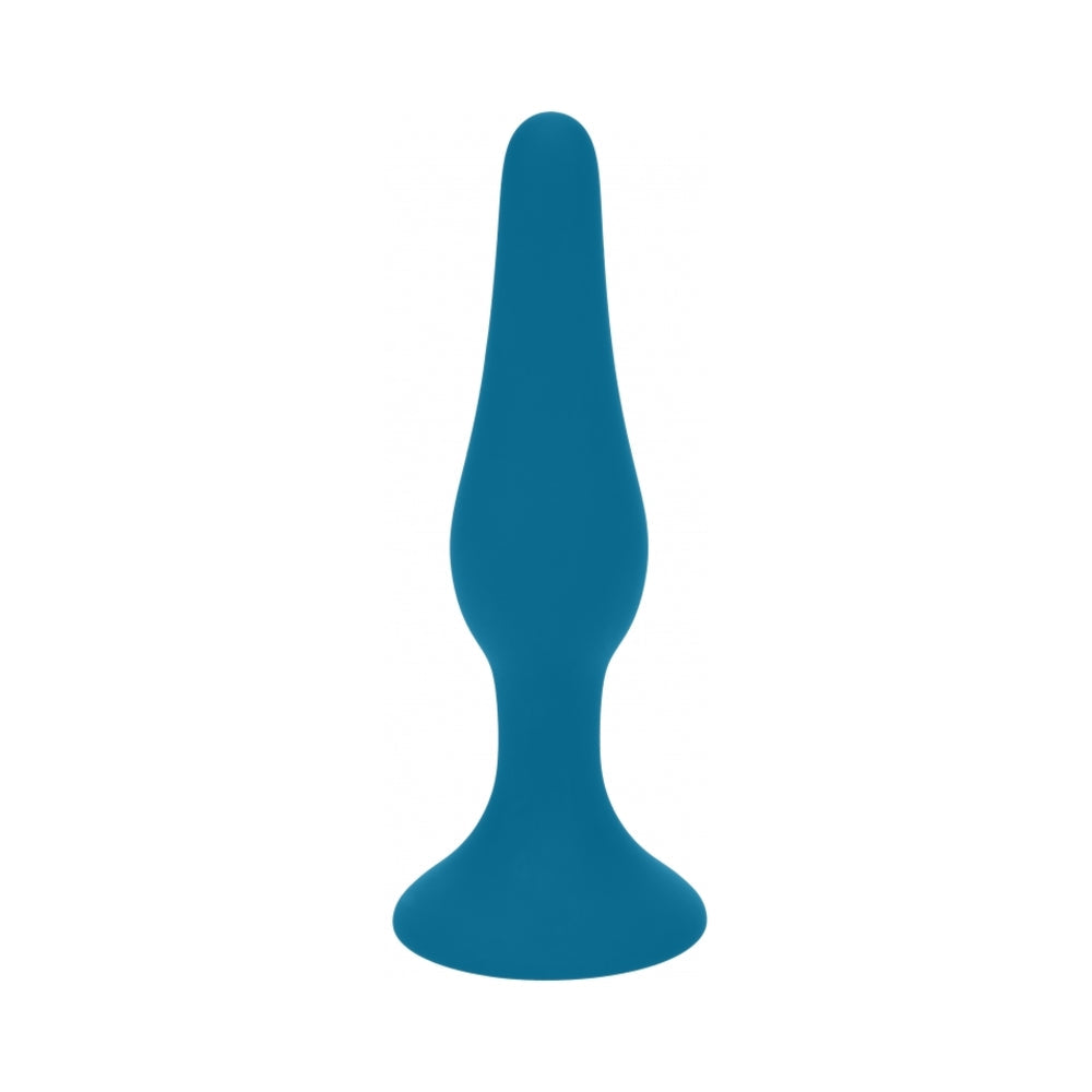 LEVELZ Slim Silicone Anal Plug Small Teal by Shots