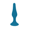 LEVELZ Slim Silicone Anal Plug Medium Teal by Shots