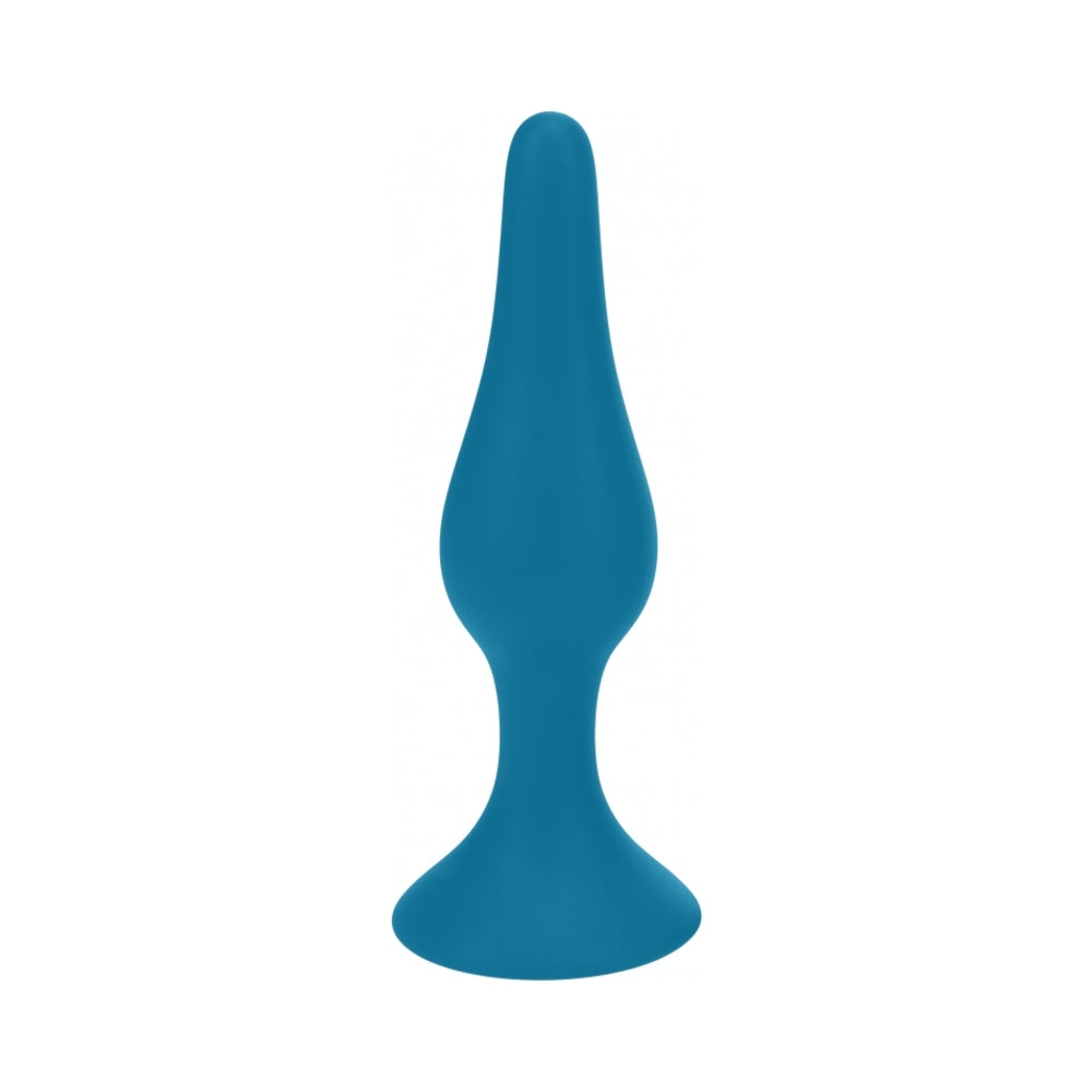 LEVELZ Slim Silicone Anal Plug XLarge Teal by Shots