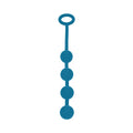 LEVELZ Round Silicone Anal Balls Small 20mm Teal by Shots