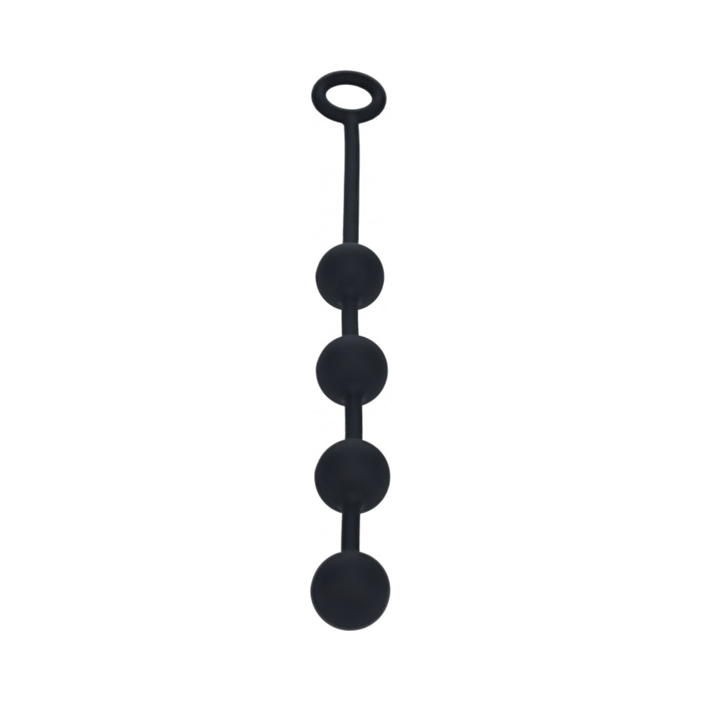 LEVELZ Round Silicone Anal Balls Medium 30mm Black by Shots