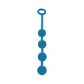 LEVELZ Round Silicone Anal Balls Medium 30mm Teal by Shots