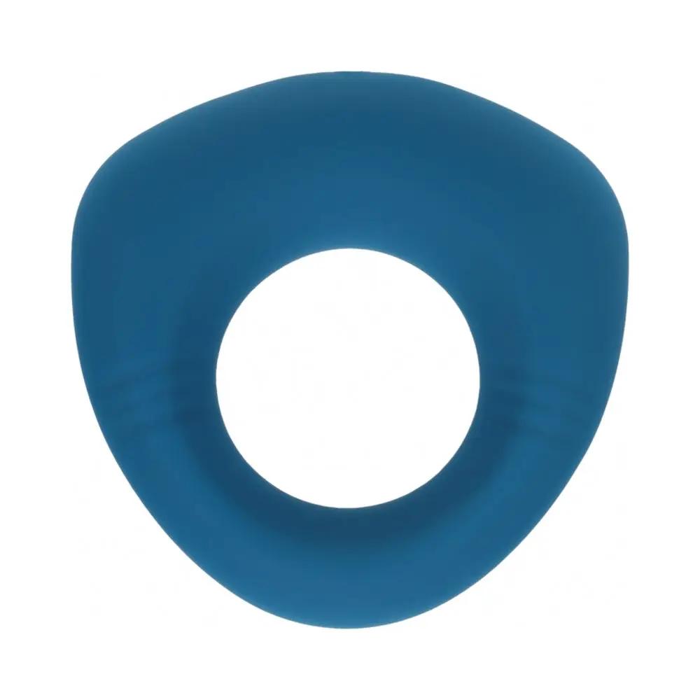 LEVELZ Sealed Liquid Silicone Vibrating Cock Ring Teal by Shots