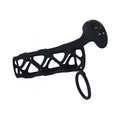 LEVELZ Vibrating Cage Silicone Cock Sleeve & Ball Ring Black