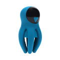 LEVELZ Digital Vibrating Silicone Penis Head Stimulator with Tentacles Teal by Shots