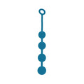 LEVELZ Round Silicone Anal Balls Large 40 mm Teal by Shots