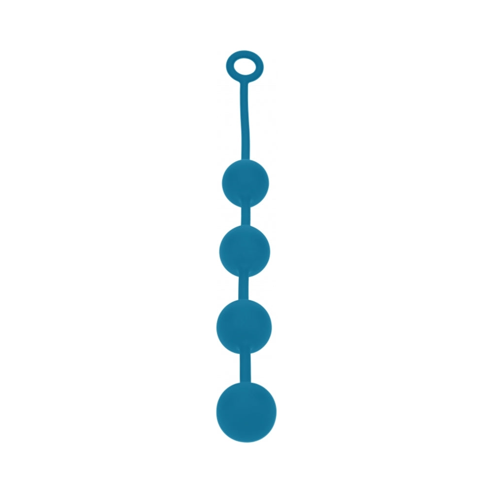 LEVELZ Round Silicone Anal Balls XLarge 50 mm Teal by Shots