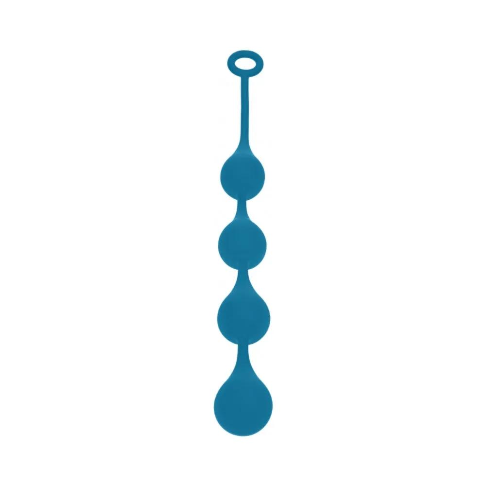 LEVELZ Waterdrop Silicone Anal Balls XLarge 50 mm Teal by Shots