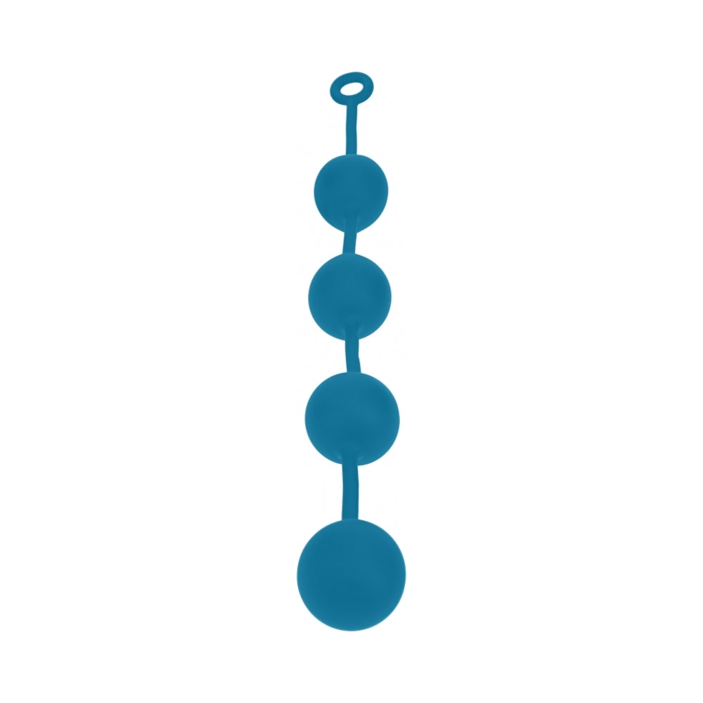 LEVELZ Round Silicone Anal Balls XXLarge 60 mm Teal by Shots